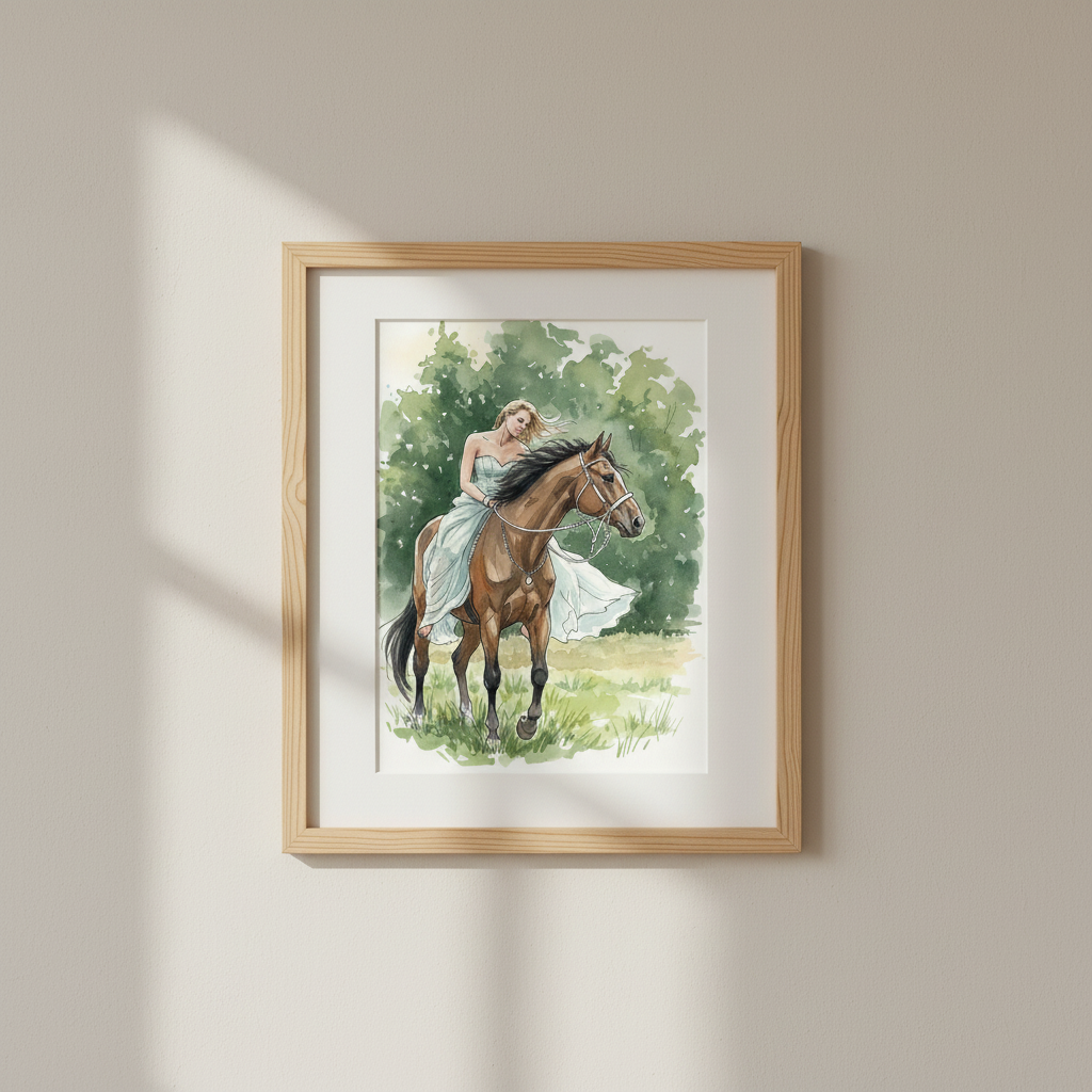 Custom Pet Portraits – Your Best Friend Immortalised in Watercolour Ink-Wash | A4/A3